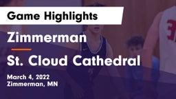 Zimmerman  vs St. Cloud Cathedral  Game Highlights - March 4, 2022