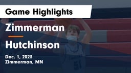 Zimmerman  vs Hutchinson  Game Highlights - Dec. 1, 2023