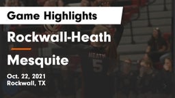 Rockwall-Heath  vs Mesquite  Game Highlights - Oct. 22, 2021