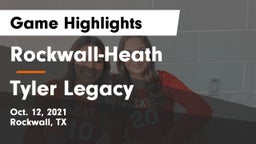 Rockwall-Heath  vs Tyler Legacy  Game Highlights - Oct. 12, 2021