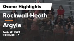 Rockwall-Heath  vs Argyle  Game Highlights - Aug. 20, 2022