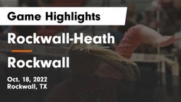 Rockwall-Heath  vs Rockwall  Game Highlights - Oct. 18, 2022