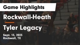 Rockwall-Heath  vs Tyler Legacy  Game Highlights - Sept. 13, 2023