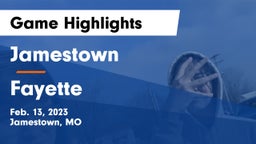 Jamestown  vs Fayette  Game Highlights - Feb. 13, 2023