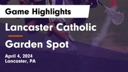 Lancaster Catholic  vs Garden Spot  Game Highlights - April 4, 2024