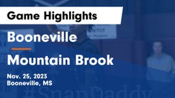 Booneville  vs Mountain Brook  Game Highlights - Nov. 25, 2023