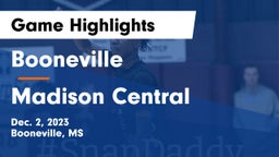 Booneville  vs Madison Central  Game Highlights - Dec. 2, 2023