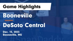 Booneville  vs DeSoto Central  Game Highlights - Dec. 15, 2023