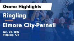Ringling  vs Elmore City-Pernell  Game Highlights - Jan. 28, 2022