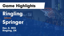 Ringling  vs Springer  Game Highlights - Dec. 8, 2023
