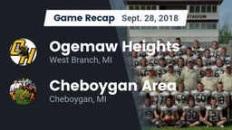 Recap: Ogemaw Heights  vs. Cheboygan Area  2018