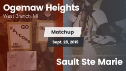 Matchup: Ogemaw Heights High vs. Sault Ste Marie 2019