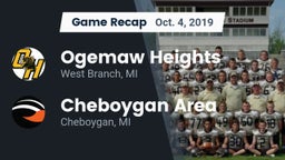 Recap: Ogemaw Heights  vs. Cheboygan Area  2019