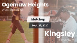 Matchup: Ogemaw Heights High vs. Kingsley  2020