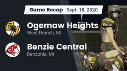 Recap: Ogemaw Heights  vs. Benzie Central  2020