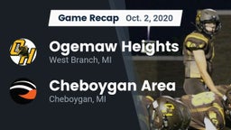 Recap: Ogemaw Heights  vs. Cheboygan Area  2020