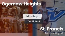 Matchup: Ogemaw Heights High vs. St. Francis  2020