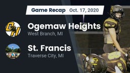 Recap: Ogemaw Heights  vs. St. Francis  2020