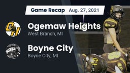 Recap: Ogemaw Heights  vs. Boyne City  2021