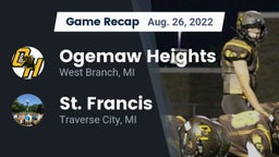 Recap: Ogemaw Heights  vs. St. Francis  2022
