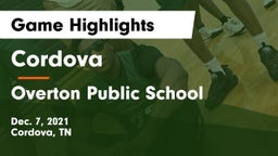 Cordova  vs Overton Public School Game Highlights - Dec. 7, 2021