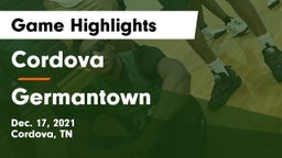 Cordova  vs Germantown  Game Highlights - Dec. 17, 2021