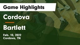 Cordova  vs Bartlett  Game Highlights - Feb. 10, 2022