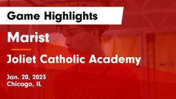 Marist  vs Joliet Catholic Academy  Game Highlights - Jan. 20, 2023