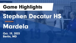 Stephen Decatur HS vs Mardela  Game Highlights - Oct. 19, 2023