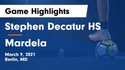 Stephen Decatur HS vs Mardela  Game Highlights - March 9, 2021