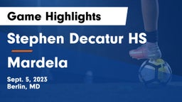 Stephen Decatur HS vs Mardela  Game Highlights - Sept. 5, 2023