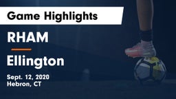 RHAM  vs Ellington Game Highlights - Sept. 12, 2020