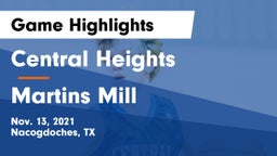 Central Heights  vs Martins Mill  Game Highlights - Nov. 13, 2021
