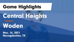 Central Heights  vs Woden  Game Highlights - Nov. 16, 2021