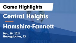 Central Heights  vs Hamshire-Fannett  Game Highlights - Dec. 10, 2021