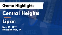 Central Heights  vs Lipan  Game Highlights - Nov. 22, 2022