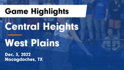 Central Heights  vs West Plains  Game Highlights - Dec. 3, 2022
