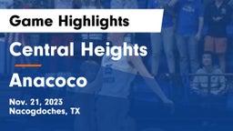 Central Heights  vs Anacoco  Game Highlights - Nov. 21, 2023