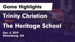 Trinity Christian  vs The Heritage School Game Highlights - Dec. 6, 2019