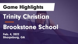 Trinity Christian  vs Brookstone School Game Highlights - Feb. 4, 2022