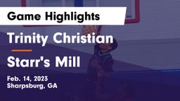 Trinity Christian  vs Starr's Mill  Game Highlights - Feb. 14, 2023