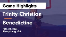 Trinity Christian  vs Benedictine  Game Highlights - Feb. 22, 2023