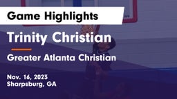 Trinity Christian  vs Greater Atlanta Christian  Game Highlights - Nov. 16, 2023