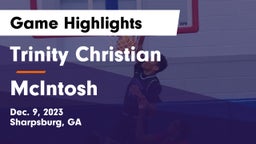 Trinity Christian  vs McIntosh  Game Highlights - Dec. 9, 2023