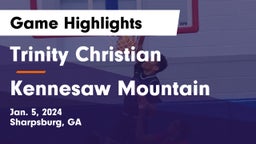 Trinity Christian  vs Kennesaw Mountain  Game Highlights - Jan. 5, 2024