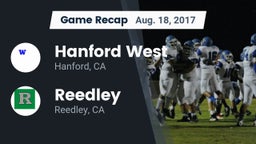 Recap: Hanford West  vs. Reedley  2017