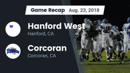 Recap: Hanford West  vs. Corcoran  2018