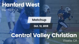 Matchup: Hanford West High vs. Central Valley Christian 2018