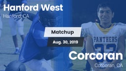 Matchup: Hanford West High vs. Corcoran  2019