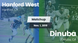 Matchup: Hanford West High vs. Dinuba  2019